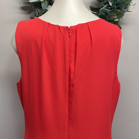 Worthington Red Sleeveless Sheath Dress 14 - Picture 5 of 15
